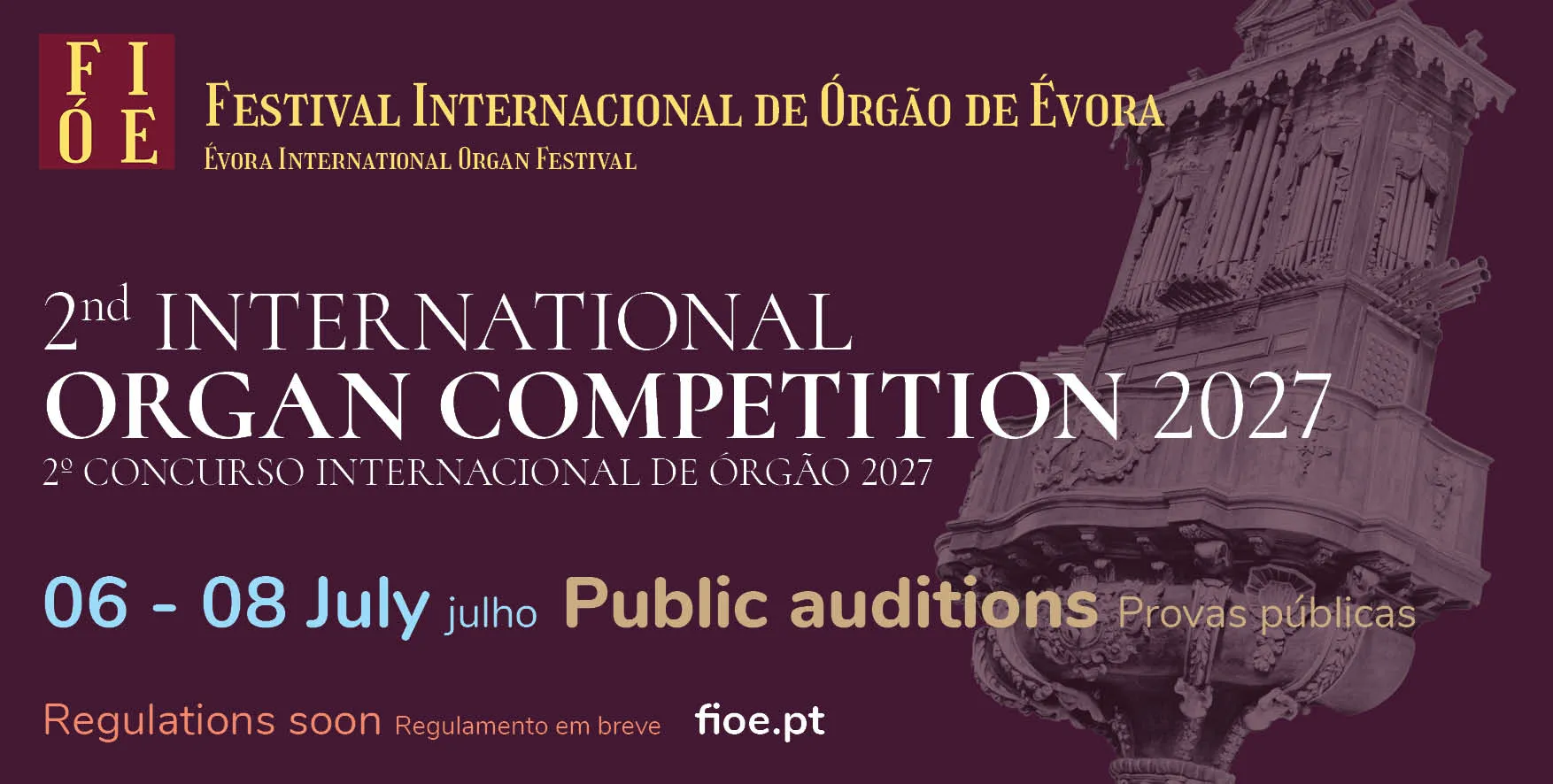 FIOE - 2nd INTERNATIONAL ORGAN COMPETITION 2027
