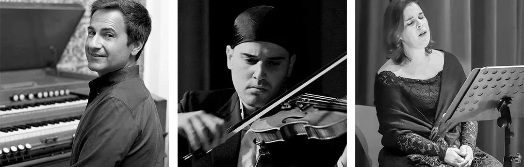 Rafael dos Reis – harmónio, João Cunha – violino e Joana Godinho – canto